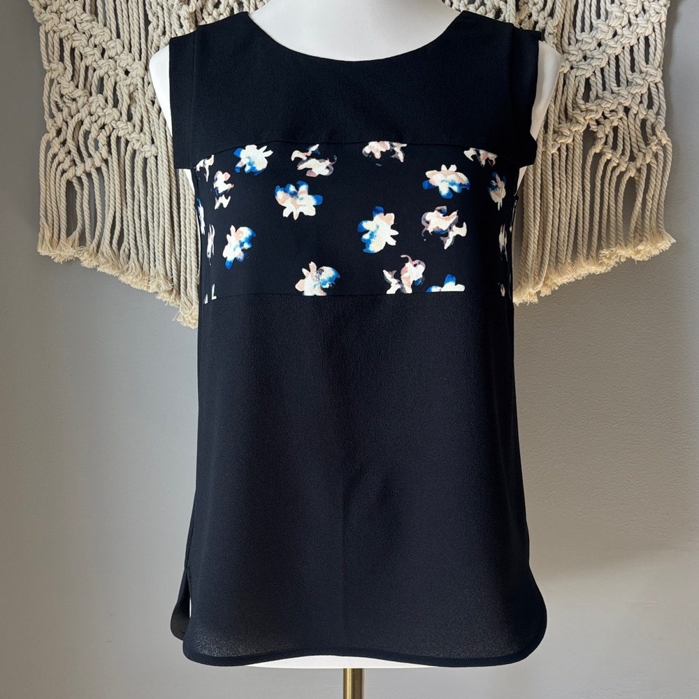 Cooper & Ella Black Floral Blouse